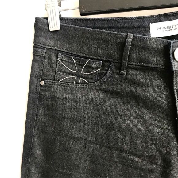 Habitual Onyx Waxy Shiny legging jeans Size 28 - Picture 2 of 13